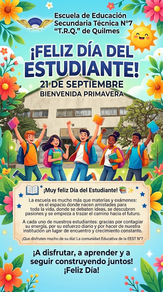 Feliz Día del Estudiante
