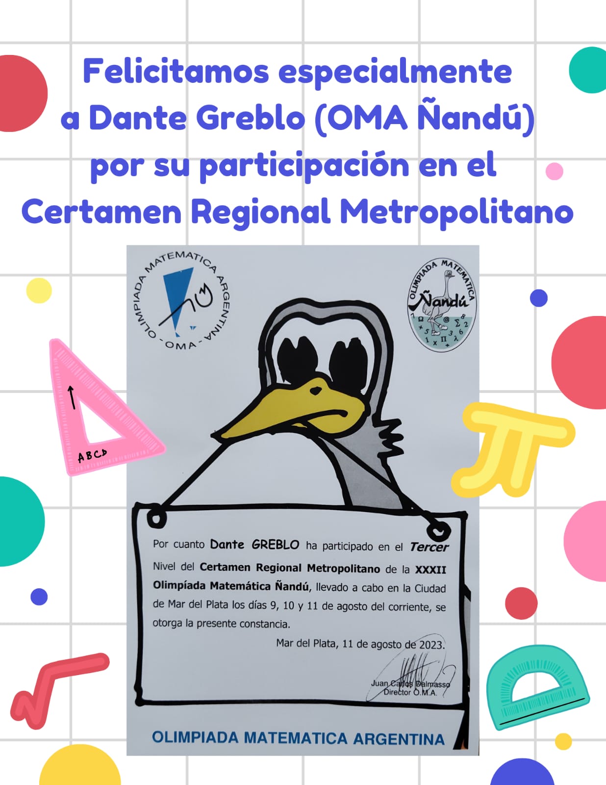 Felicitaciones Especiales